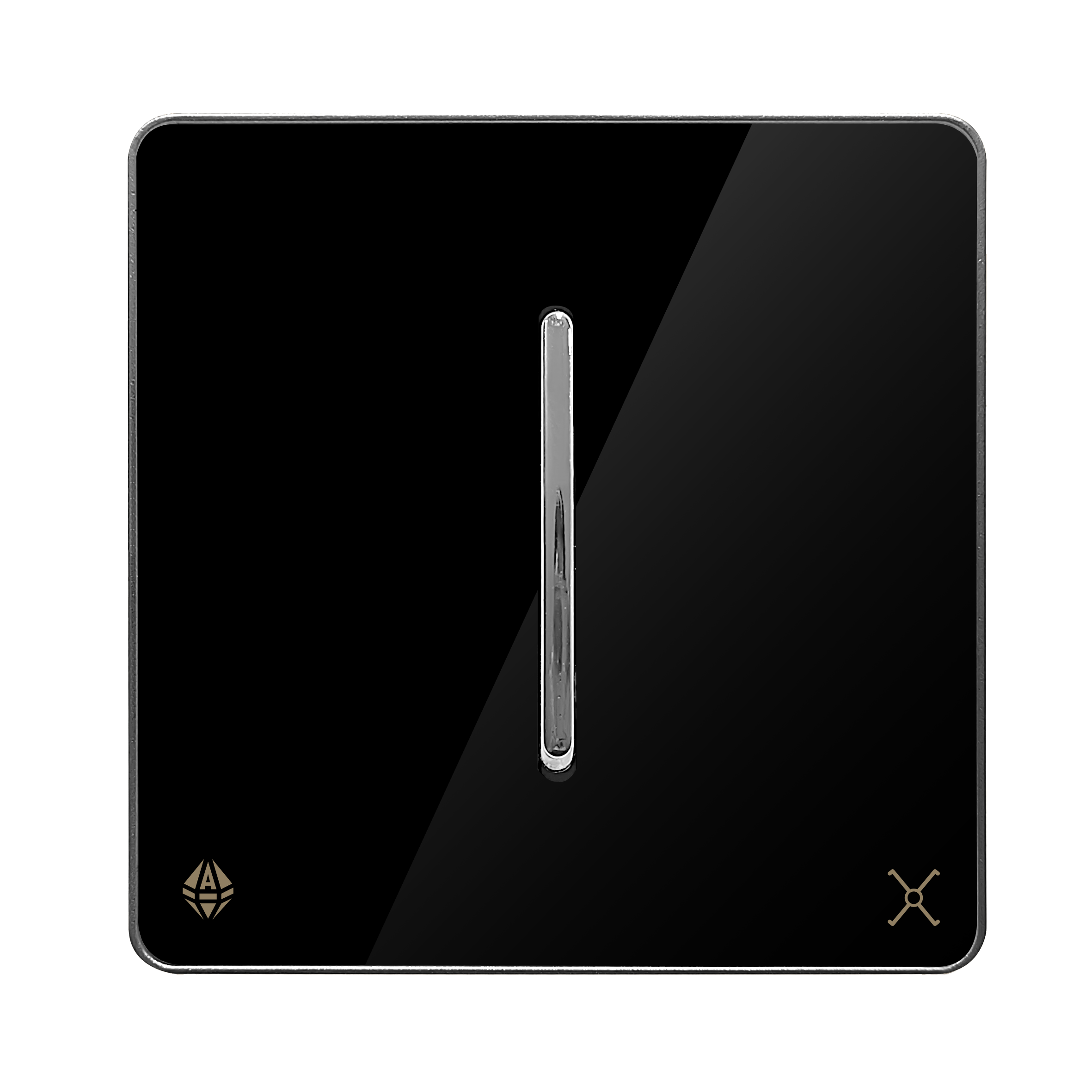 Coracs Black Silver copy کلید کراکس آسیا الکتریک مدل یاقوت مشکی زه نقره ای